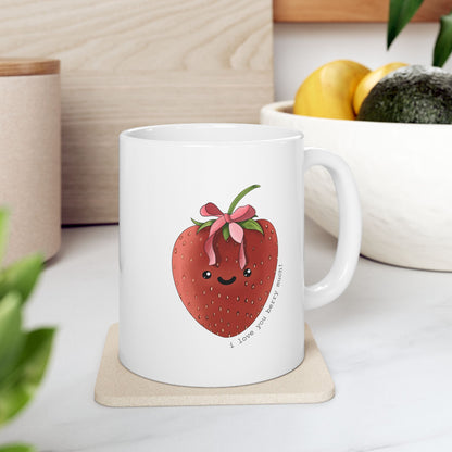 I Love You Berry Much - Ceramic Mug, (11oz, 15oz)