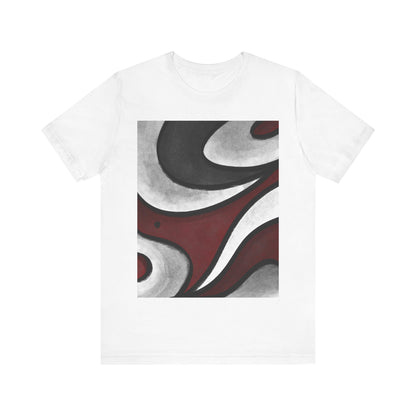 Lost Abstract Print - Unisex Jersey Short Sleeve Tee