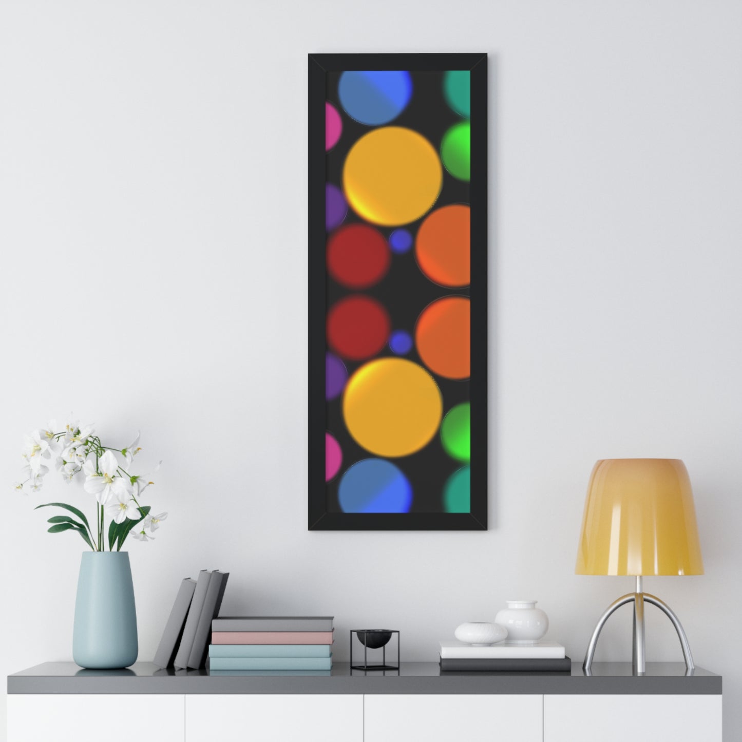 Within - Abstract Art - Framed Vertical Poster