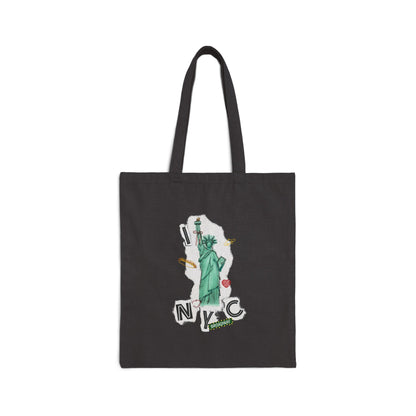 I Love NYC - Collage Design - Cotton Canvas Tote Bag