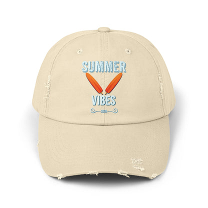 Retro Summer Vibes - Distressed Cap