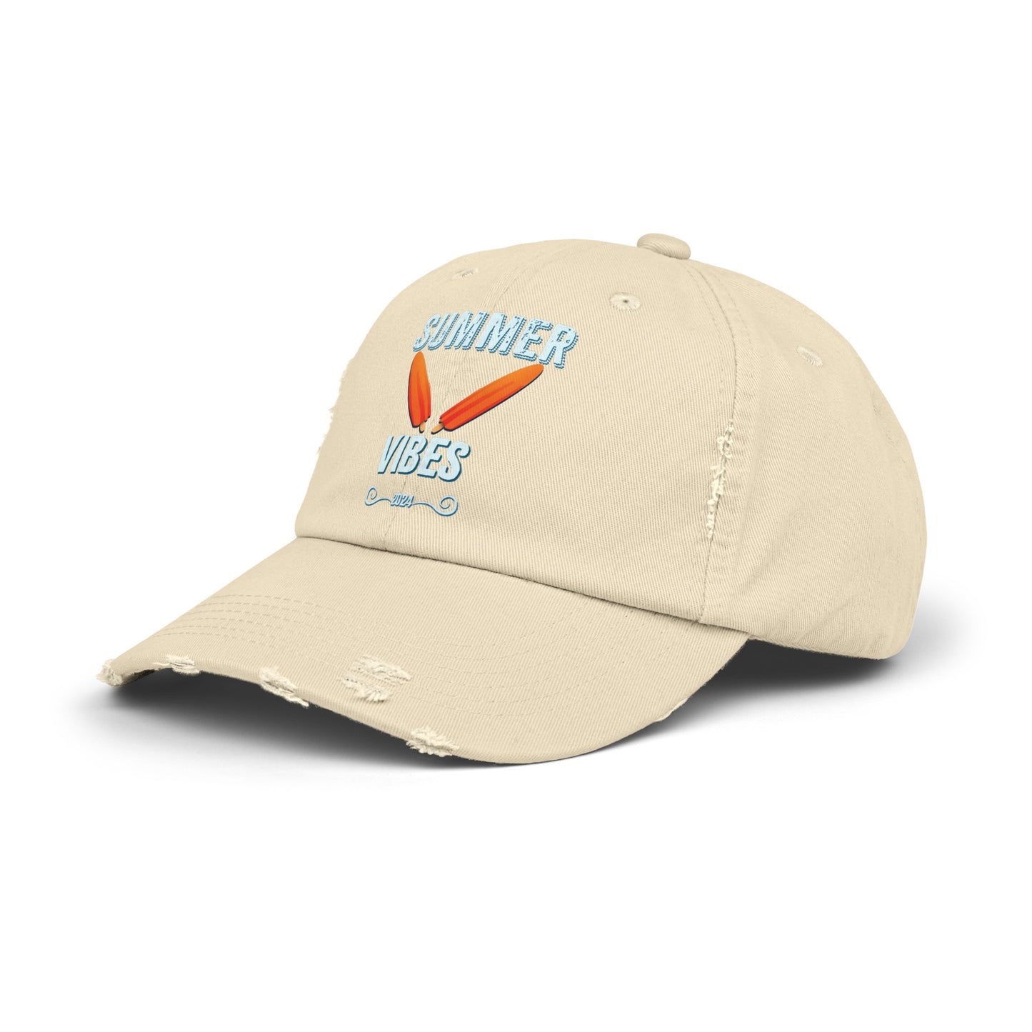 Retro Summer Vibes - Distressed Cap