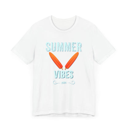 Retro Summer Vibing - Unisex Jersey Short Sleeve Tee