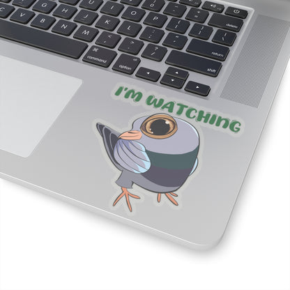 I’m Watching - Sticker of Pigeon