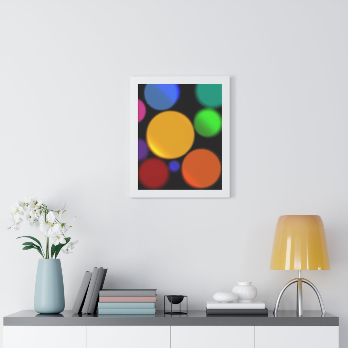 Within - Abstract Art - Framed Vertical Poster