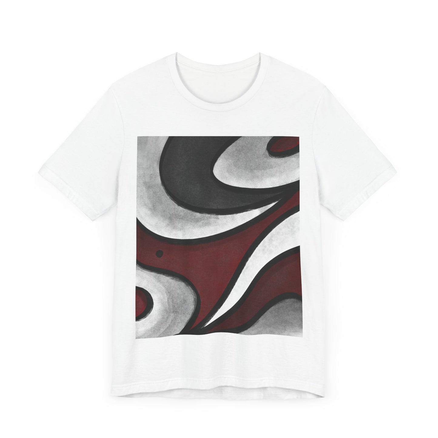 Lost Abstract Print - Unisex Jersey Short Sleeve Tee